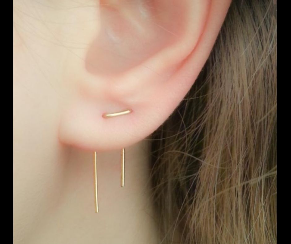 threader earrings like Stitch