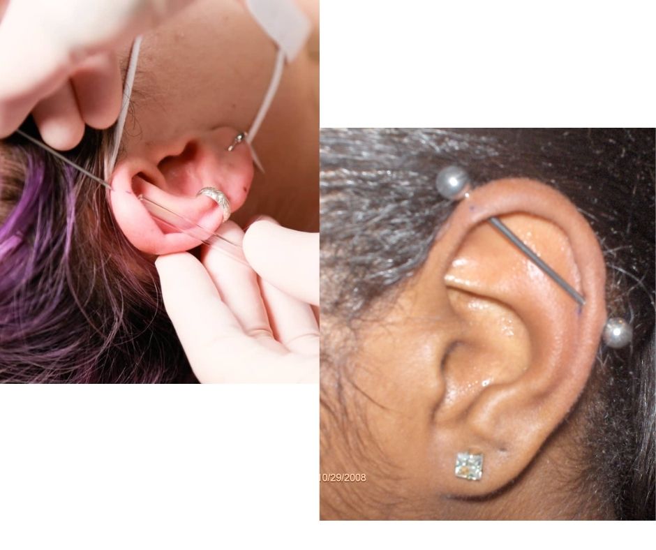  how to clean industrial piercing