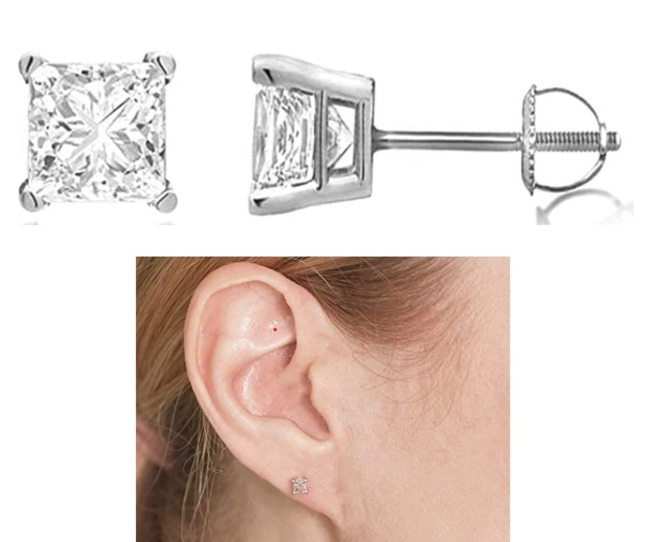 Diamond Accent Earrings by La4ve